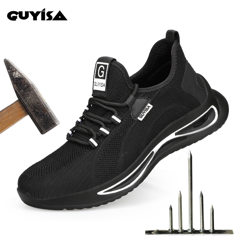 GUYISA new hot sale safety shoes anti-smash and anti-stab work shoes