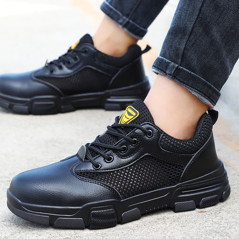 GUYSIA summer new safety shoes anti-smash and anti-stab work shoes