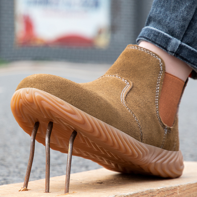 GUYSIA new Kevlar summer safety shoes anti-smash and anti-stab work shoes