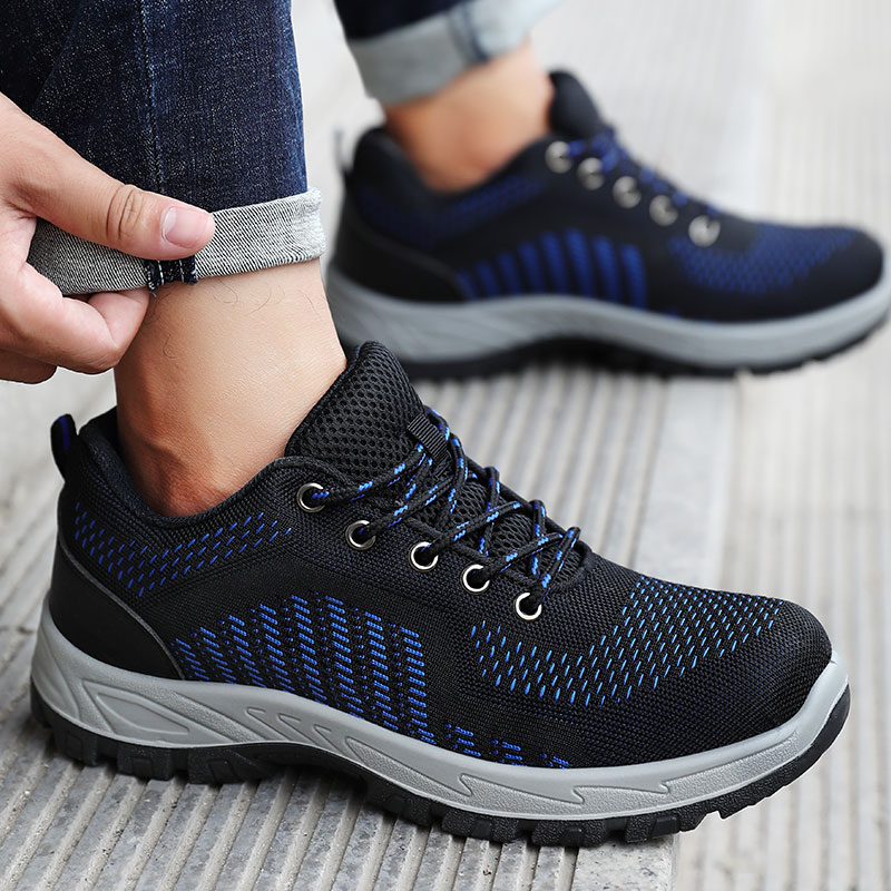 new steel-toed safety boots anti-smash and anti-stab work shoes