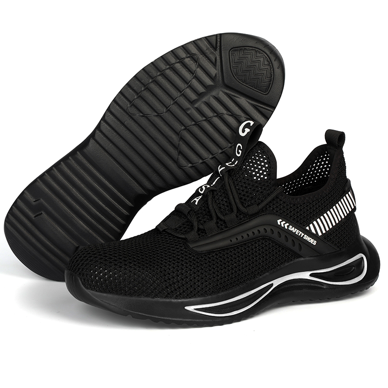 summer rubber-soled safety boots steel toe cap work shoes