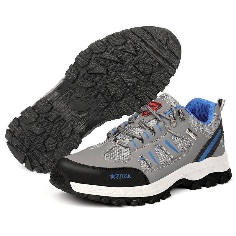 GUYSIA steel toe cap safety shoes anti-smash and anti-stab work shoes
