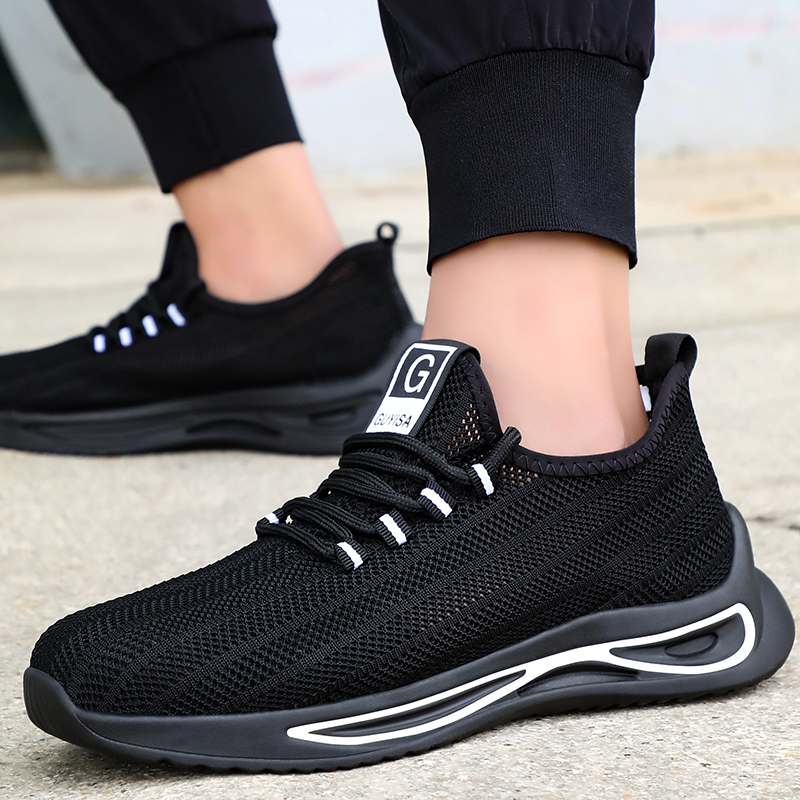 summer new safety shoes anti-smash and anti-stab work shoes