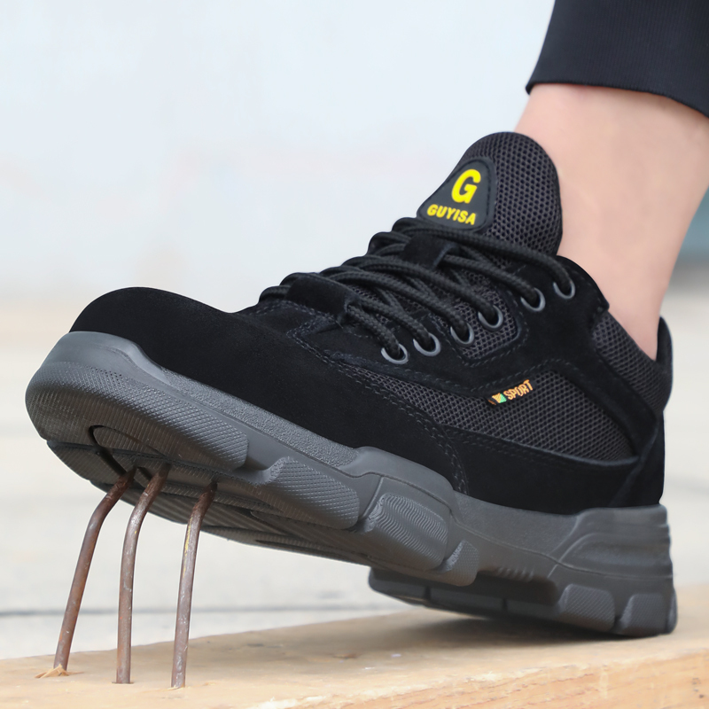 GUYSIA new Kevlar safety shoes anti-smash and anti-stab work shoes