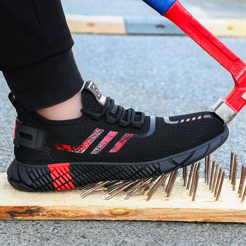 new safety shoes anti-smash and anti-stab best work shoes