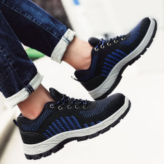 GUYSIA new steel-toed safety boots anti-smash and anti-stab work shoes