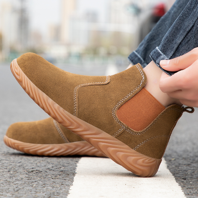 GUYSIA new Kevlar summer safety shoes anti-smash and anti-stab work shoes