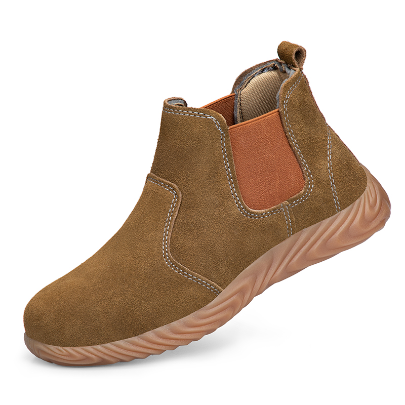 Lightweight wear-resistant steel toe-proof welder's safety shoes