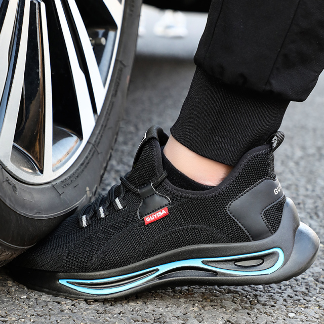 GUYSIA new insulation safety shoes anti-smash and anti-stab work shoes
