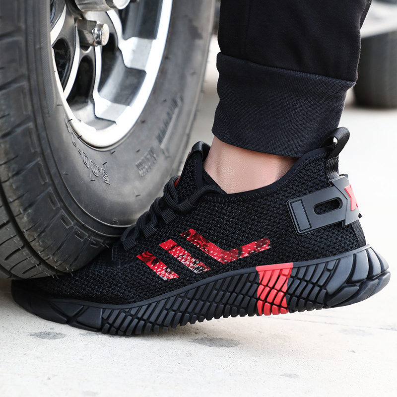 GUYSIA new safety shoes anti-smash and anti-stab work shoes