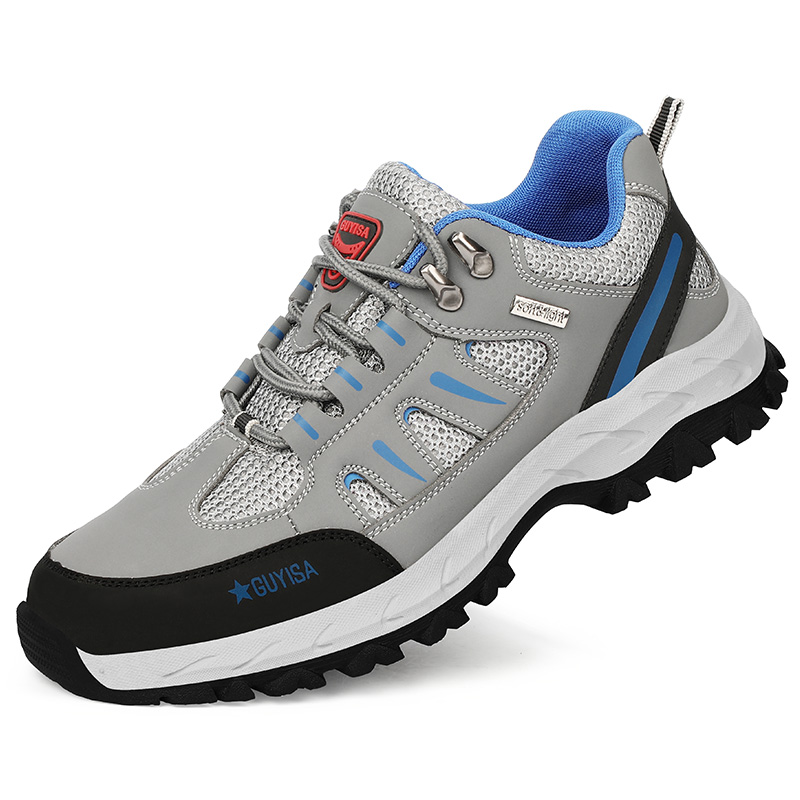 GUYSIA steel toe cap safety shoes anti-smash and anti-stab work shoes