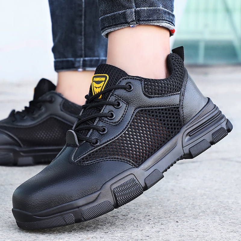 GUYSIA summer new safety shoes anti-smash and anti-stab work shoes