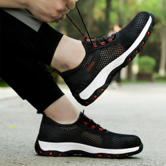 GUYSIA rubber-soled safety shoes anti-smash and anti-stab work shoes