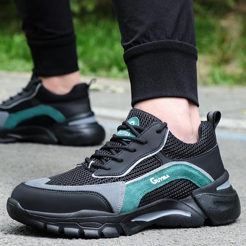 GUYISA new summer work shoes anti-smash and anti-stab safety shoes