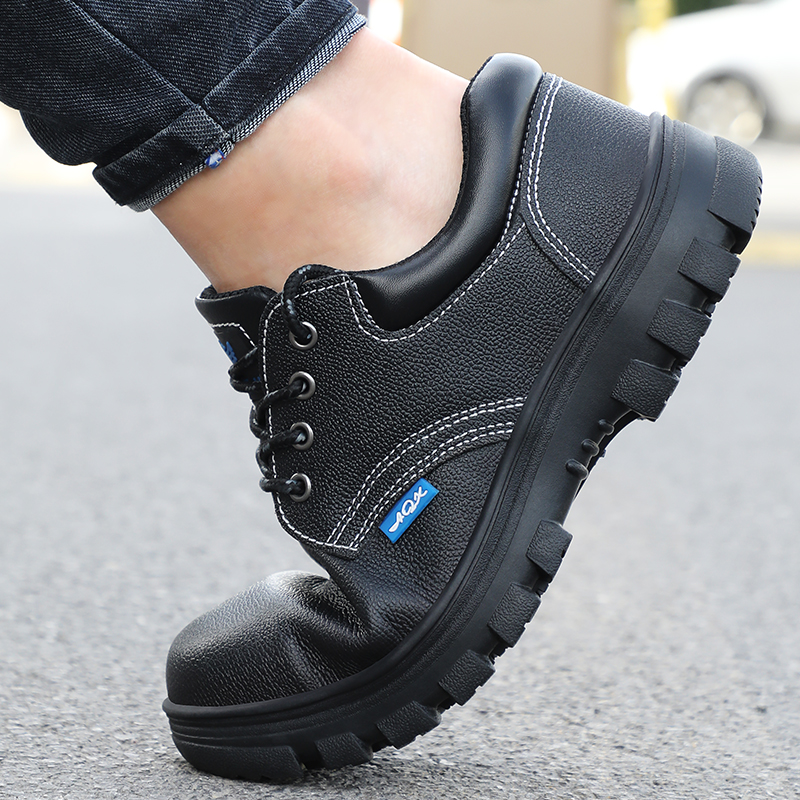 steel toe cap safety shoes anti-smash and anti-stab work shoes