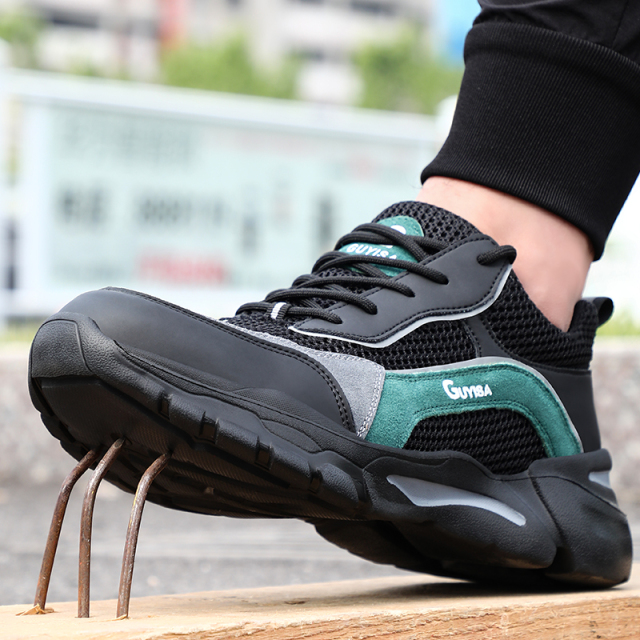 GUYISA new summer work shoes anti-smash and anti-stab safety shoes