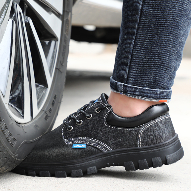 GUYISA new steel toe cap safety shoes anti-smash and anti-stab work shoes
