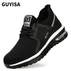 GUYISA Steel Toe Security Sneakers Men Women Winter Safety  display picture 1
