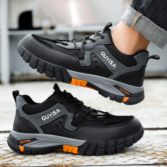 GUYSIA hot-selling summer four season safety shoes anti-smash and anti-stab work shoes