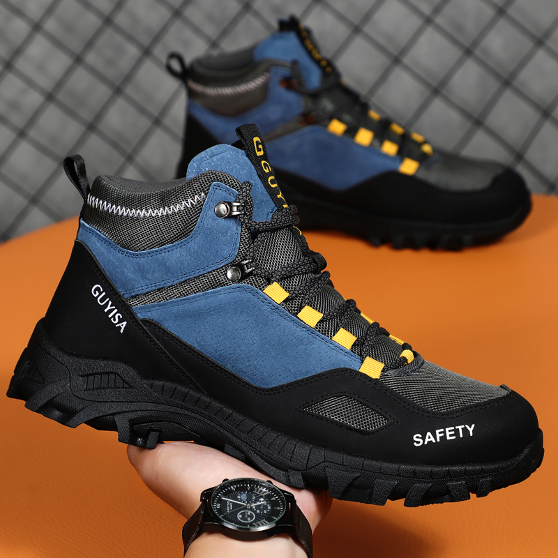 GUYISA  anti-smashing anti-stab safety shoe industrial boots four seasons