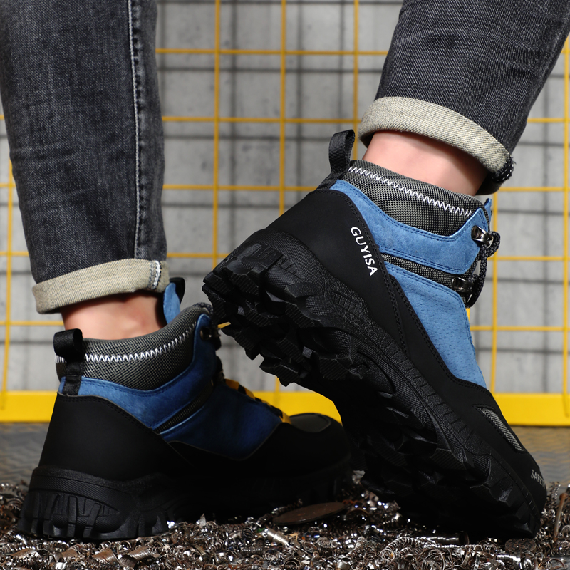 anti-smashing anti-stab safety shoe industrial boots four seasons