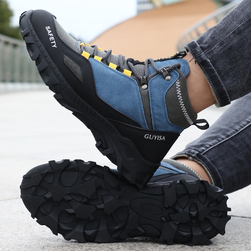 anti-smashing anti-stab safety shoe industrial boots four seasons