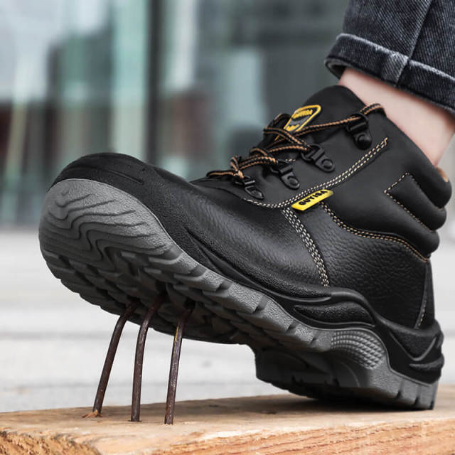 GUYISA  Indestructible Construction Shoes Work Boots for Men & Women