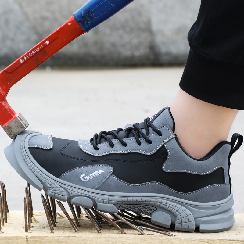 New Industrial Waterproof Anti-puncture Steel Toe Safety Shoes