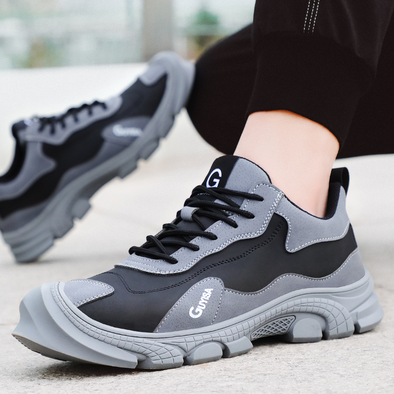 New Industrial Waterproof Anti-puncture Steel Toe Safety Shoes