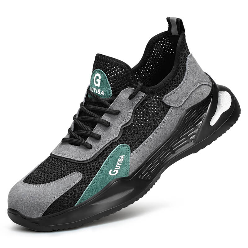 work shoes sunmmer  with  steel toe for mens construction protection