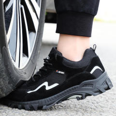 GUYISA 1036  safety shoes with steel toe soft bottom  for construction site