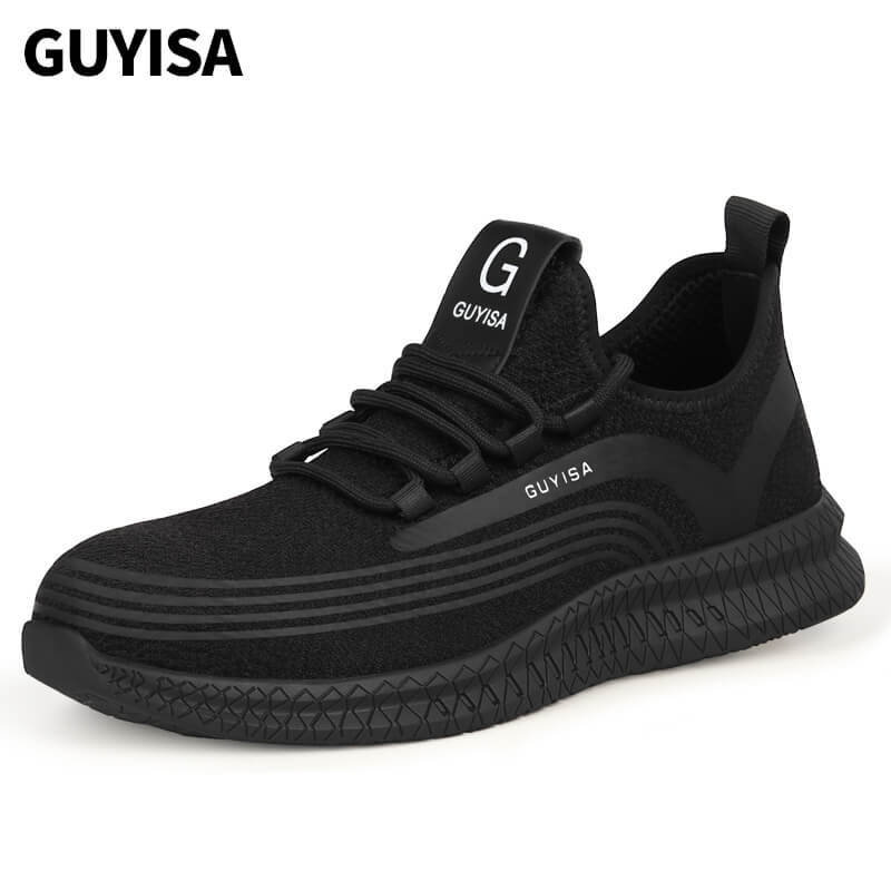 GUYISA  safety shoes   wear resistance with soft rubber outsole