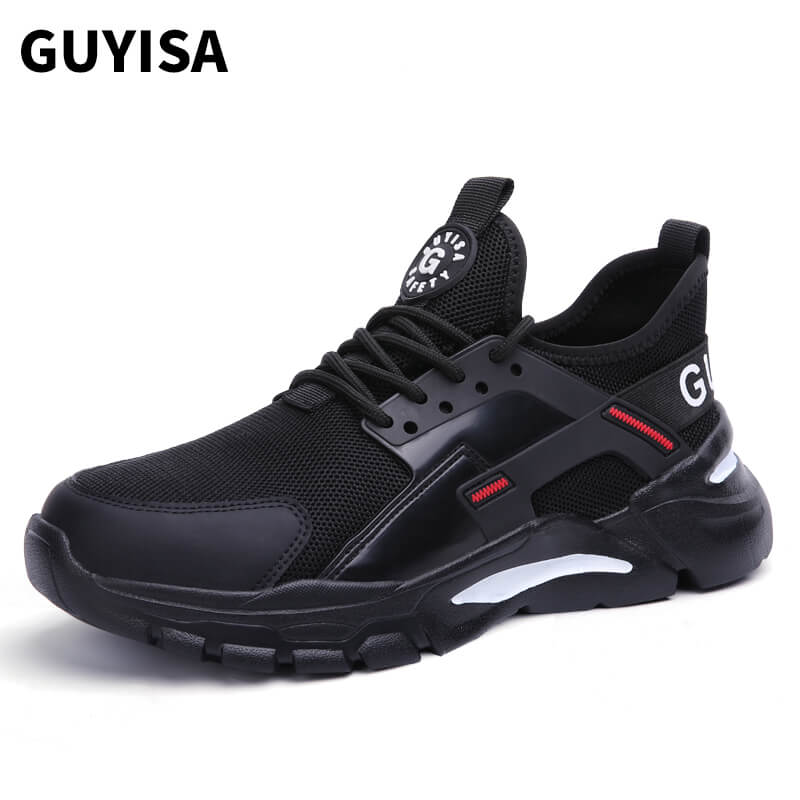 Safety shoes  industrial breathable lightweight with steel toe work boots