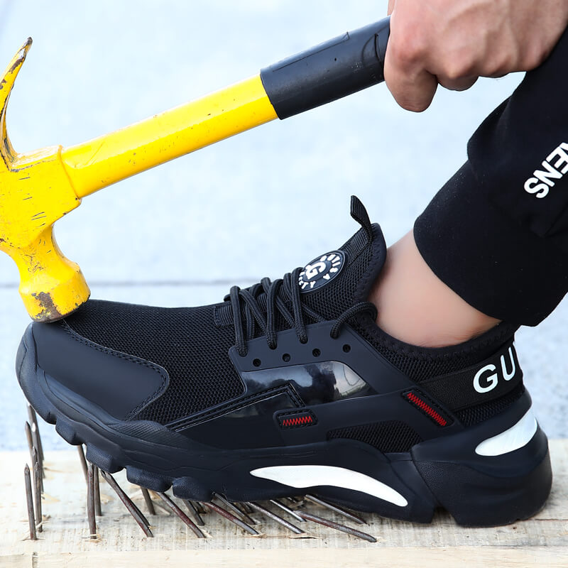 Safety shoes  industrial breathable lightweight with steel toe work boots