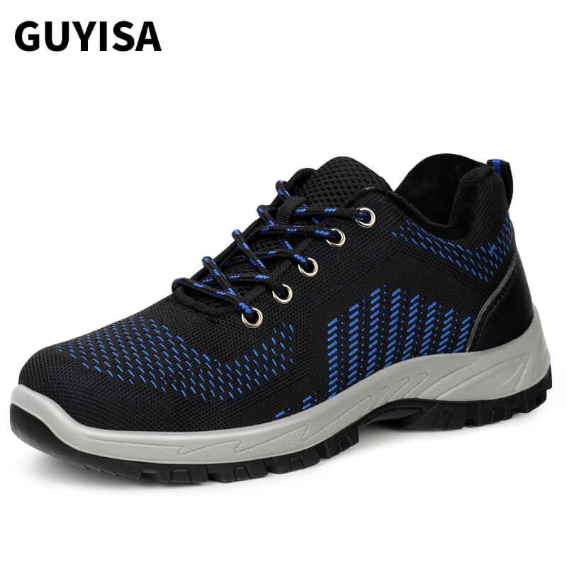 GUYISA 2131 Safety Shoes Insulated Plastic Toe Wear Safety Shoes Lining Cotton Winter