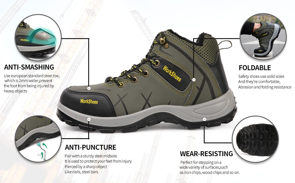 GUYISA anti-smashing safety shoes 