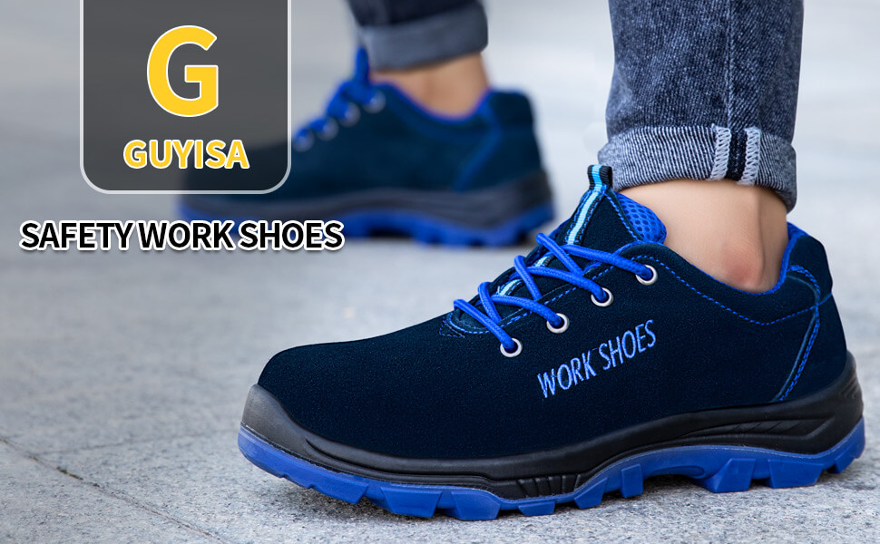 GUYISA blue safety shoes