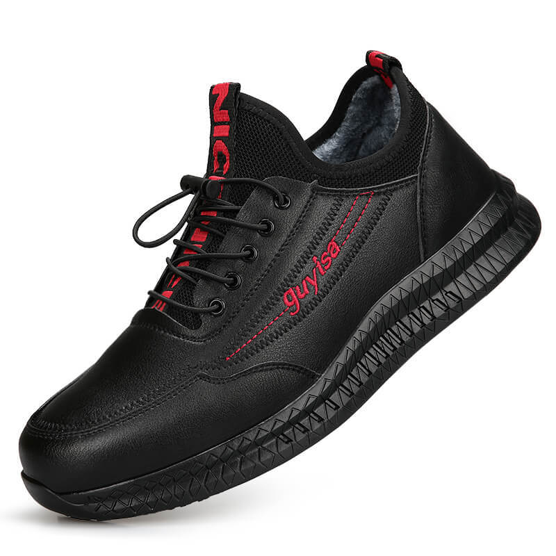 GUYISA safety shoes lined with cotton for winter wear-resistance