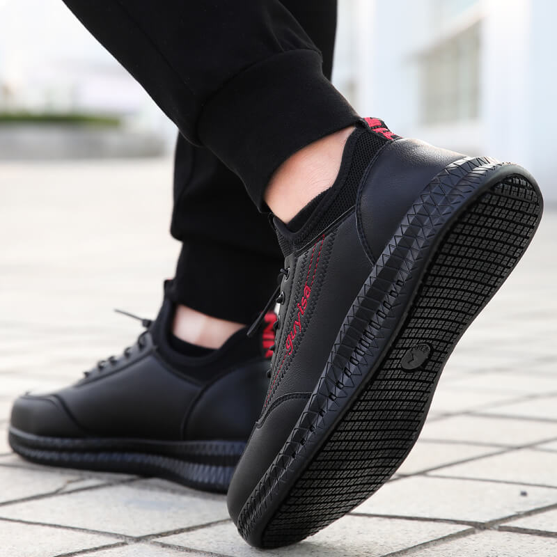 safety shoes lined with cotton for winter wear-resistance