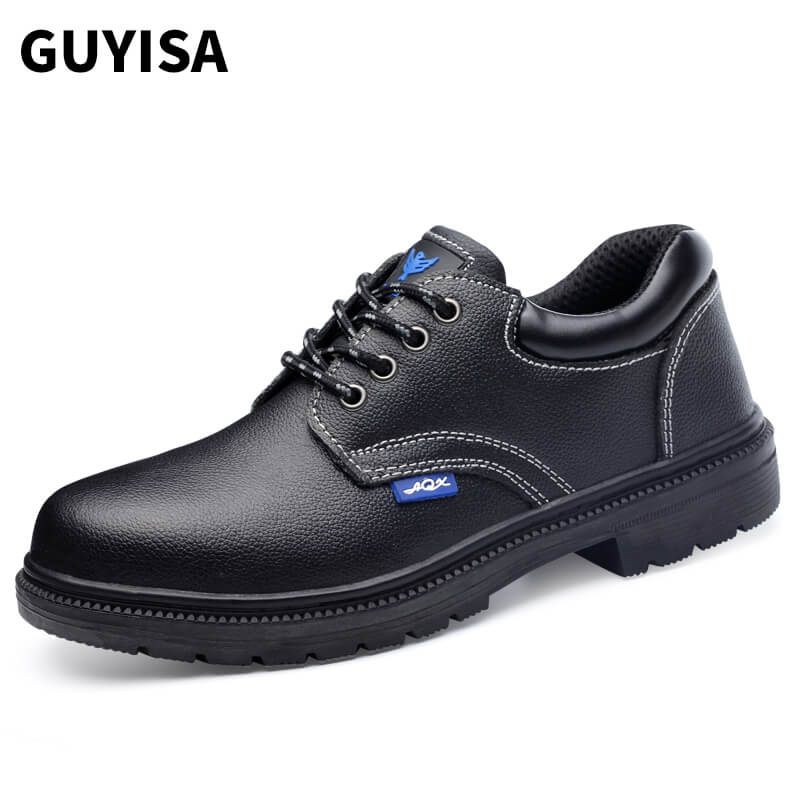 Work shoes outdoor waterproof wear resistant rubber soled steel toes