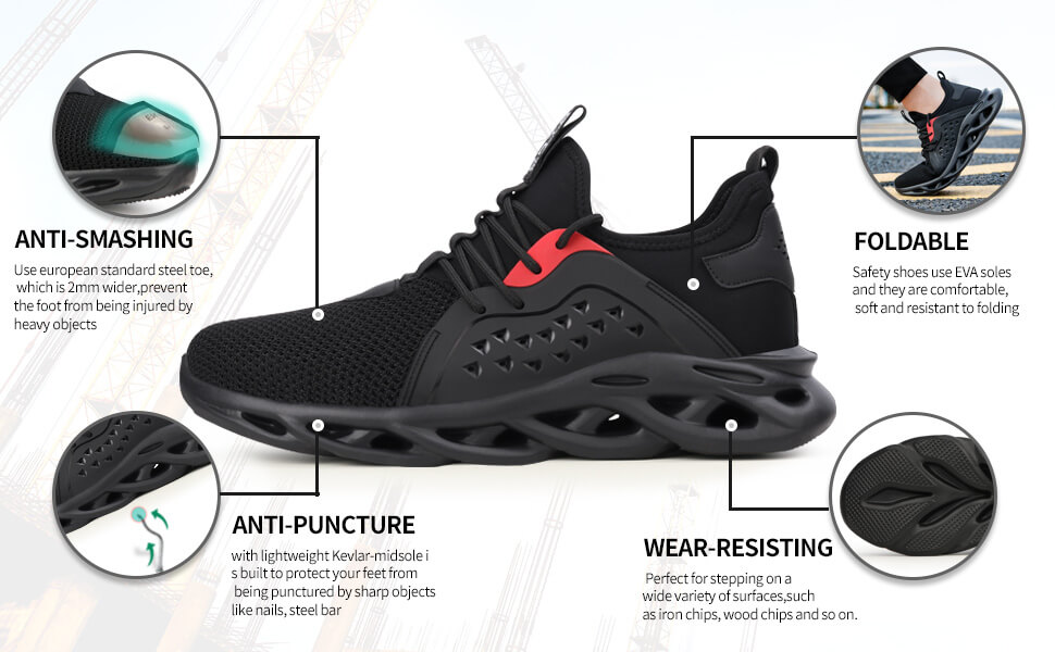 lightweight safety shoes 