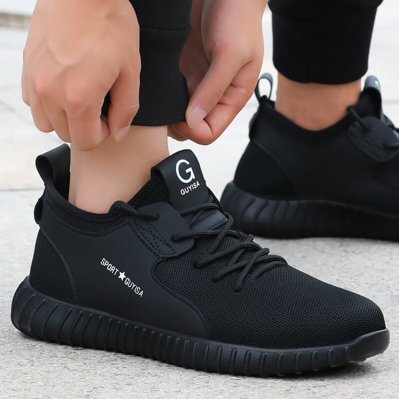 work shoes breathable factory price good quality Steel toe safety shoes