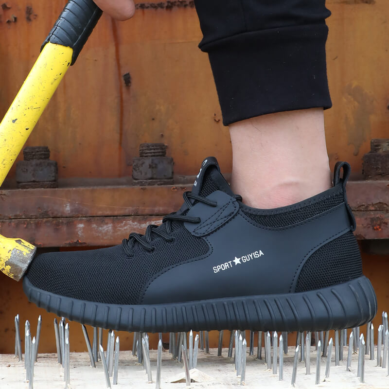 work shoes breathable factory price good quality Steel toe safety shoes