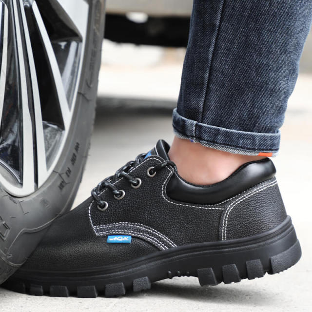 GUYISA cowhide  work shoes high temperature resistance  for construction site