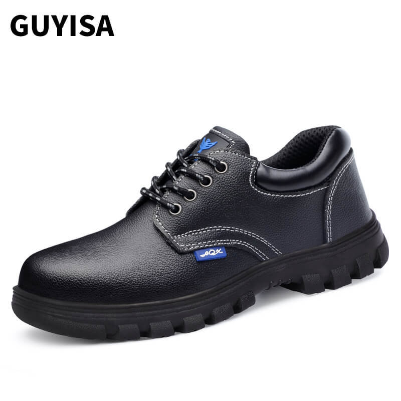 GUYISA cowhide  work shoes high temperature resistance  for construction site