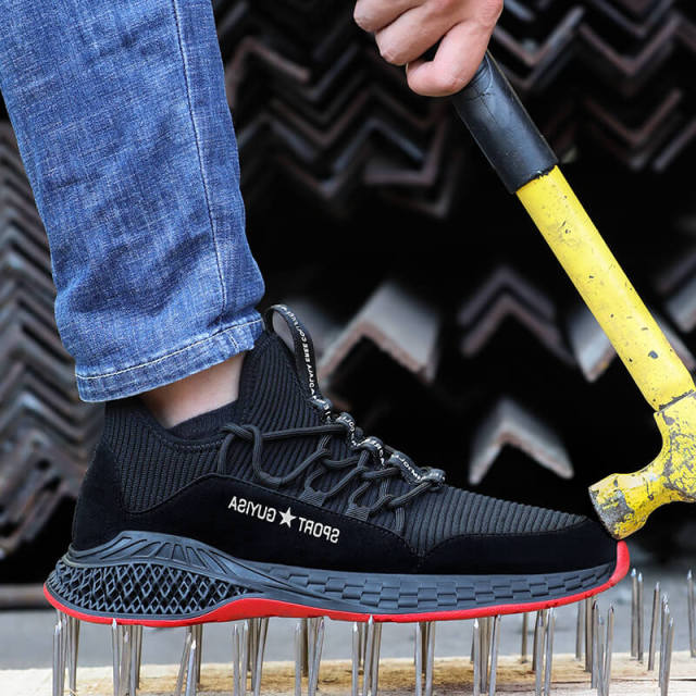 GUYISA High-quality steel toe safety shoes for men non slip sale