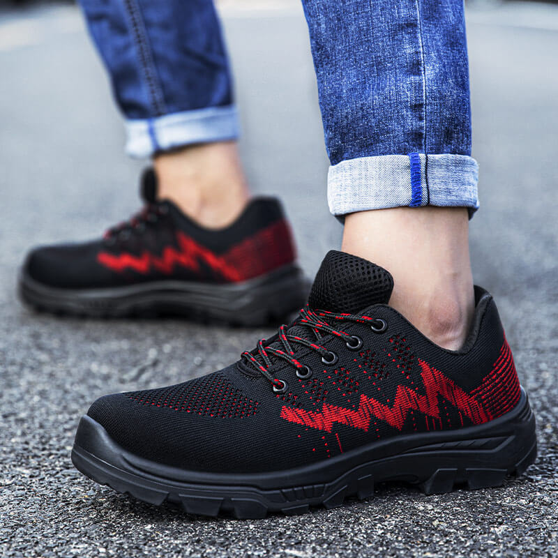 Hot selling work shoes women's compound toe safety shoes