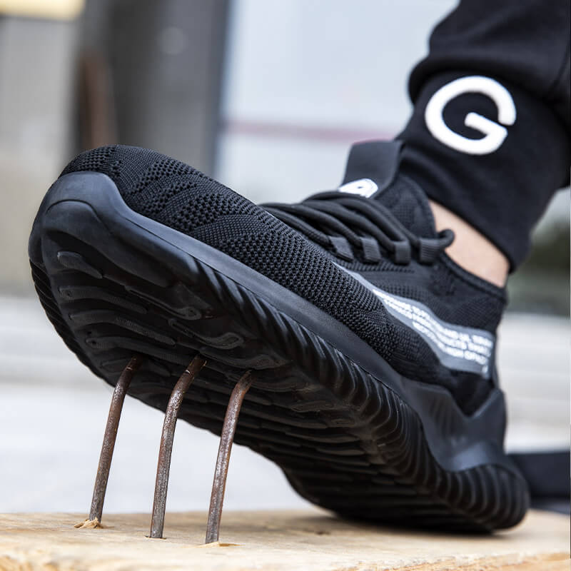 Fashion safety shoes high-quality steel toes men's and women's work shoes