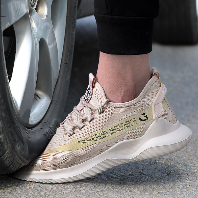 Fashion safety shoes high-quality steel toes men's and women's work shoes