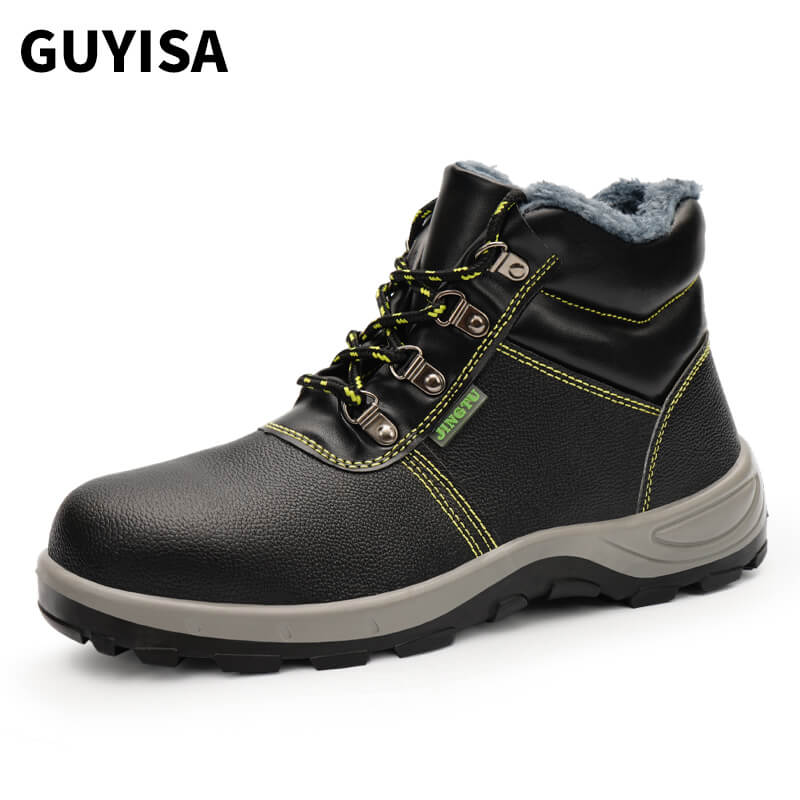 GUYISA Women Steel Toe Work Shoe Winter Industrial Construction